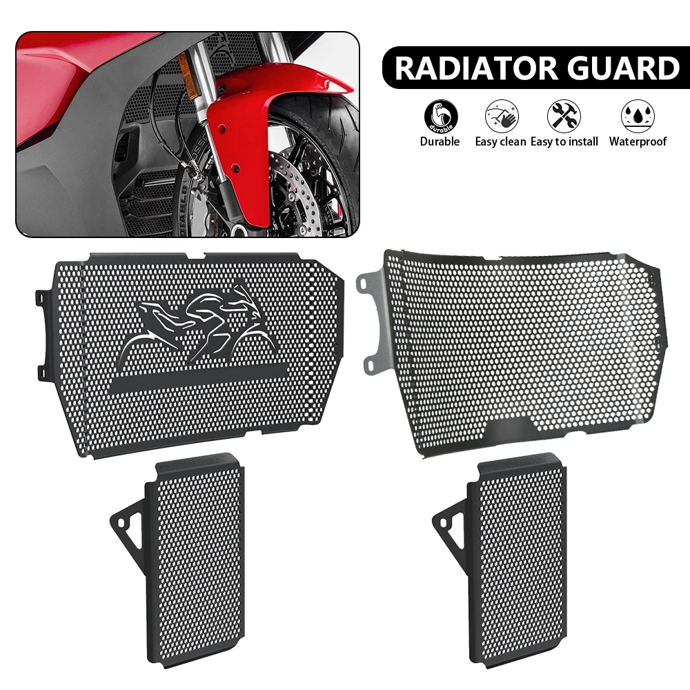 

2023 Motorcycle Radiator Guard Cover Grill Protector For Ducati SuperSport 939S 939 2017-2024 950S 950 2022 Oil Cooler Guard Set