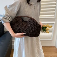New Summer Beach Bag for Women Clutch Bag Luxury Designer Straw Bags Tote Handbag Fashion Woven Rattan Bags Female Travel Purse - Image 2
