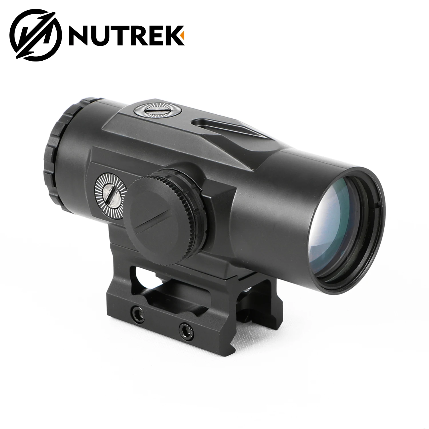 NUTREK SABRE OPTICS 5x32 Magnification Tactical Shooting Compact Prism Sight Scope Illuminat Reticle with 10 Levels Brightness