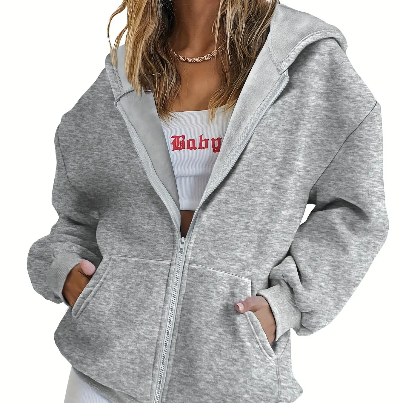 

Новые осенние и зимние товары из плотного бархата, повседневная и удобная теплая куртка-толстовка с капюшоном на молнии