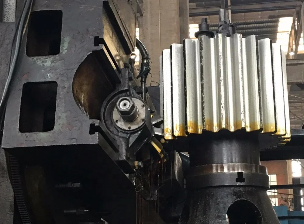 Wangli repuestos personalizados forjado engranaje grande 42CrMo engranaje grande recto de acero de aleación