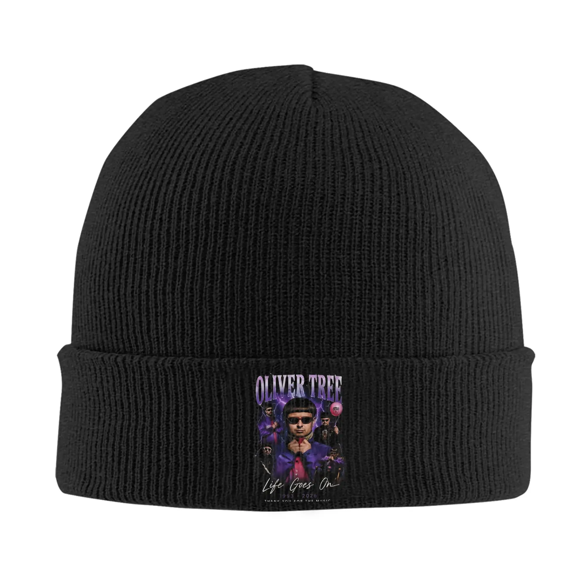 RIP Oliver Tree Memorial Knitted Hat Women's Men's Beanies Autumn Winter Hats Acrylic  Casual Caps
