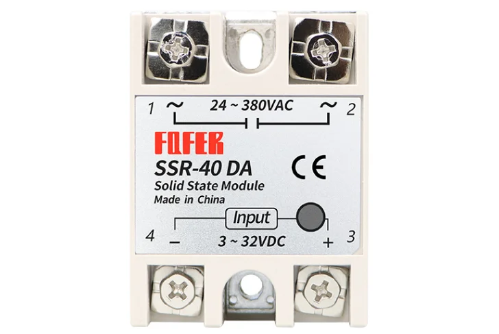 Solid state Relay SSR-10DA SSR-25DA SSR-40DA SSR-50DA 10A 25A 40A 50A actually 3-32V DC TO 24-380V AC SSR 10DA 25DA 40DA 50DA