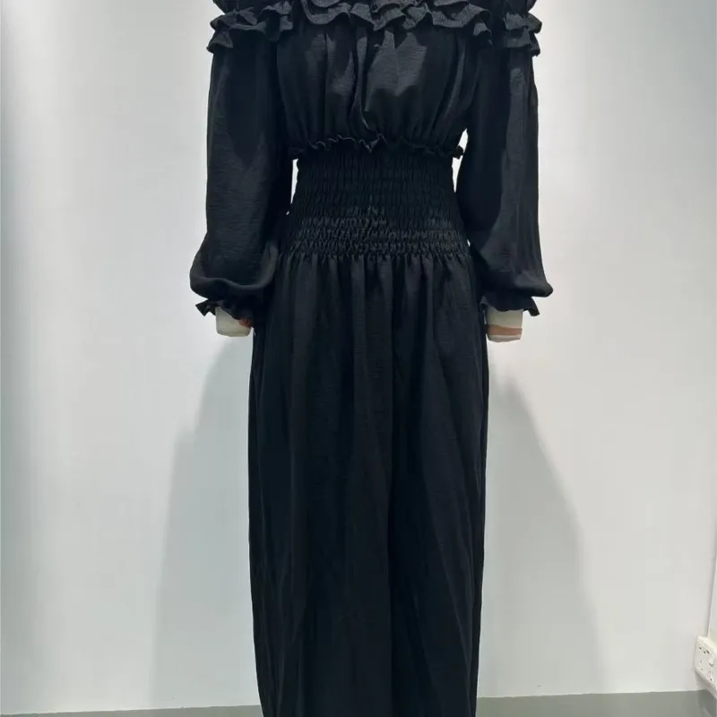 Женское платье-макси с открыты – обзор и цена Off Shoulder Puff Sleeve Sundress
