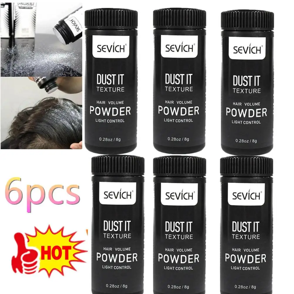 

6X Fluffy Hair Powder 8g Increase Hair Volume Mattifying Hair Powder Absorb Grease Fiber Hairspray Styling Product Hot