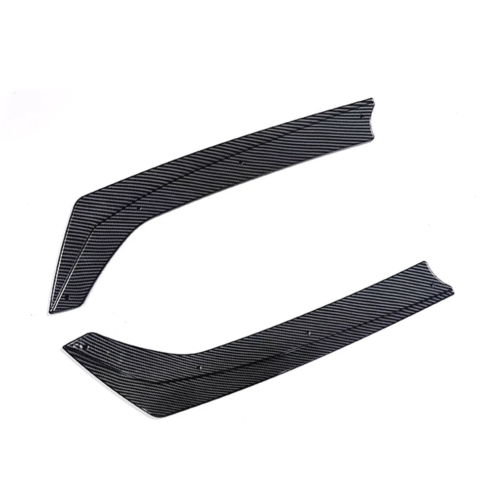 Car Rear Bumper Strip Lip Spoiler Diffuser Splitter Scratch Protector Winglet Side Corner Extension For BMW 3 Series G20 Style