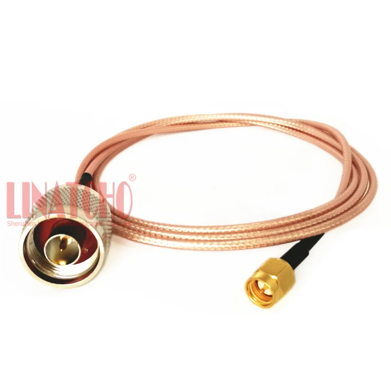 1 Meter Coaxial Low Loss RG316 Outdoor Antenna N Male to SMA Male Connector Connecting Cable