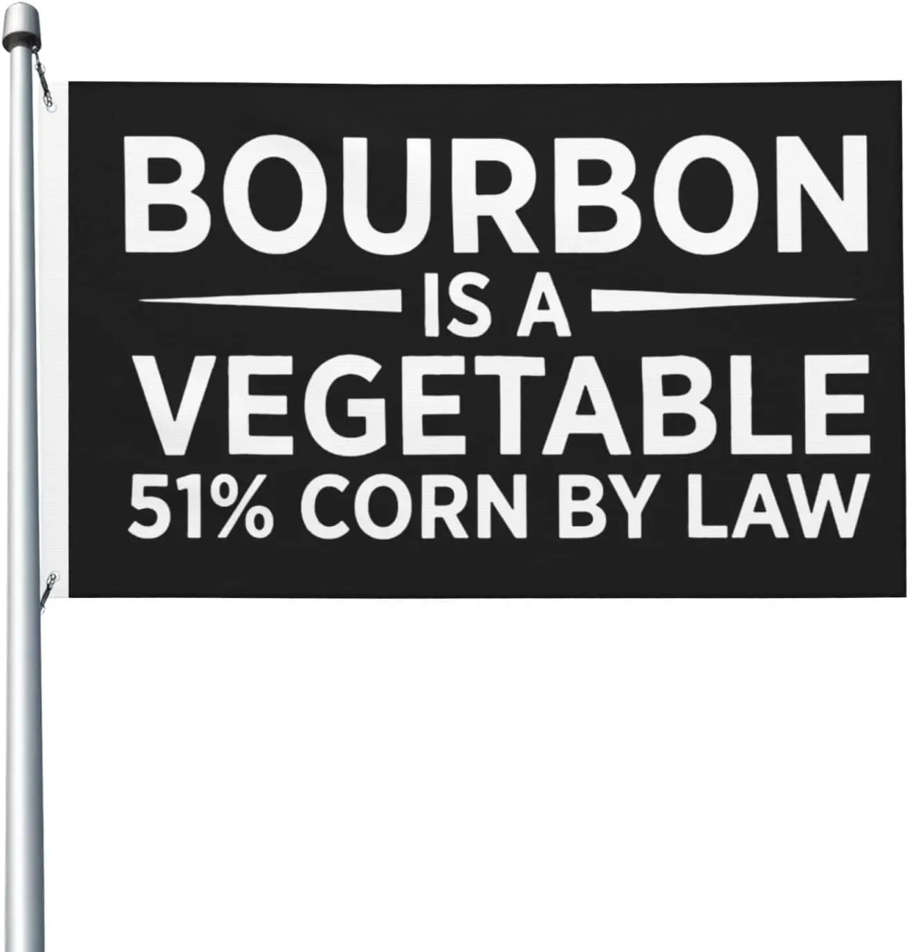 Flagicts 100% Polyester Bourbon Is A Vegetable Flag