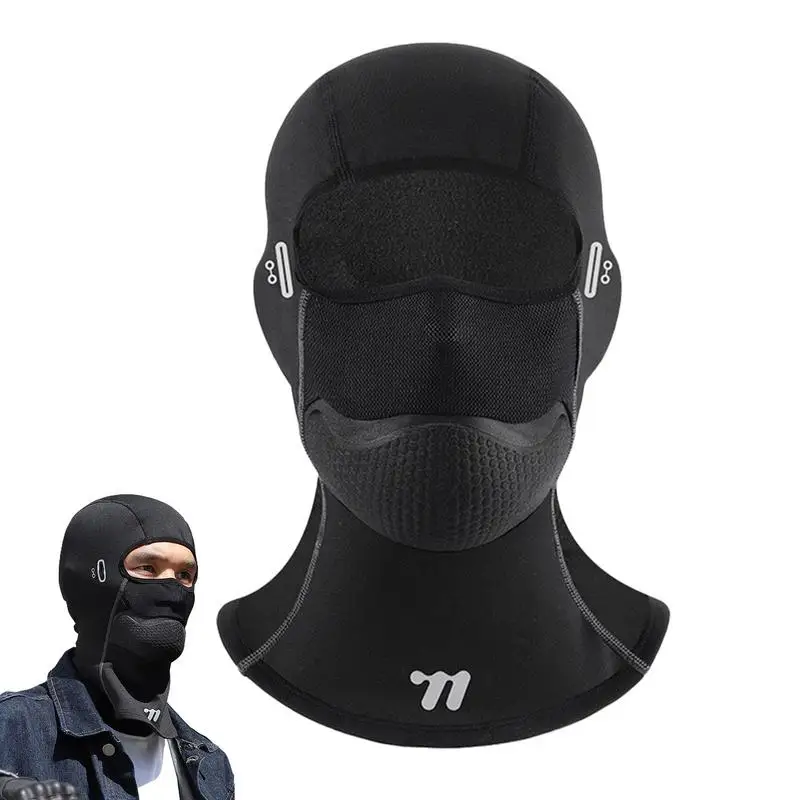 Motorcycle Full Face Ski Scarf All-Around Warmth Ski Face Cover Neck Gaiters Wear-Resistant Winter Face Cover Face Scarf For