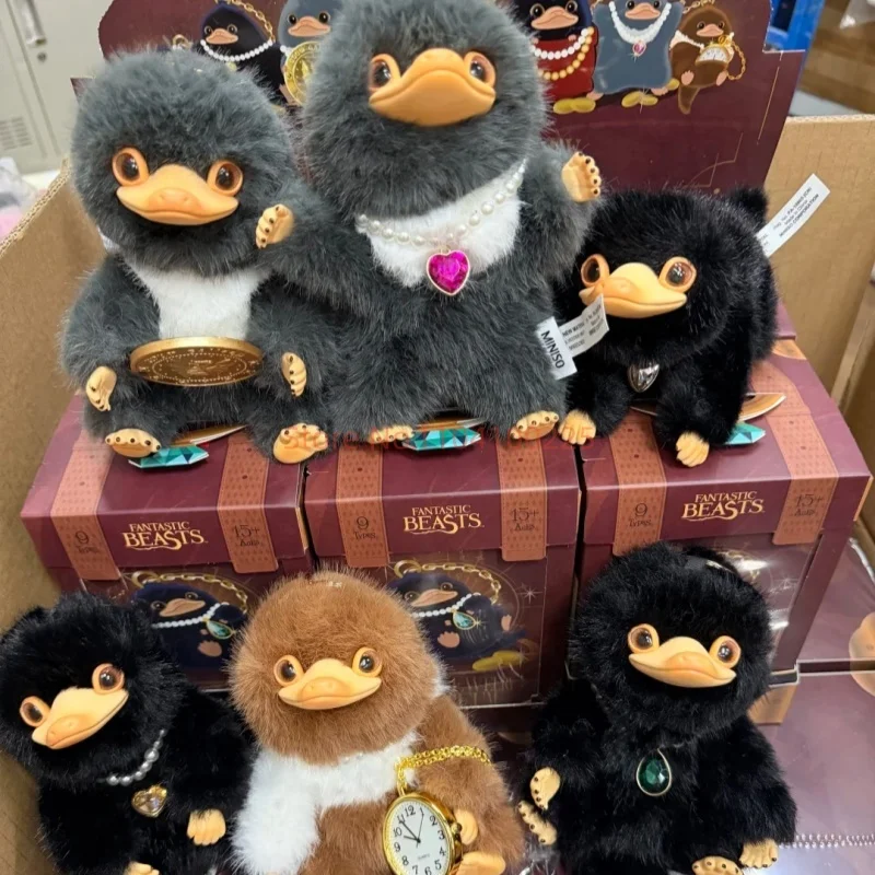 Niffler Original, Serie The Jewelry Museum, Peluche con Cara de Vinilo, Caja Sorpresa, Colecciones de Colgantes, Adornos para Bolsos, Figuras, Modelos, Juguetes, Regalos