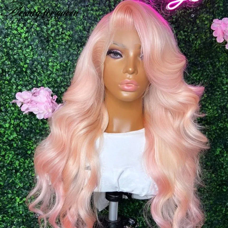 high-quality-﻿light-pink-100-human-hair-13x4-lace-front-wig-body-wave-for-black-women-hot-sale-product-fashion-women-beauty