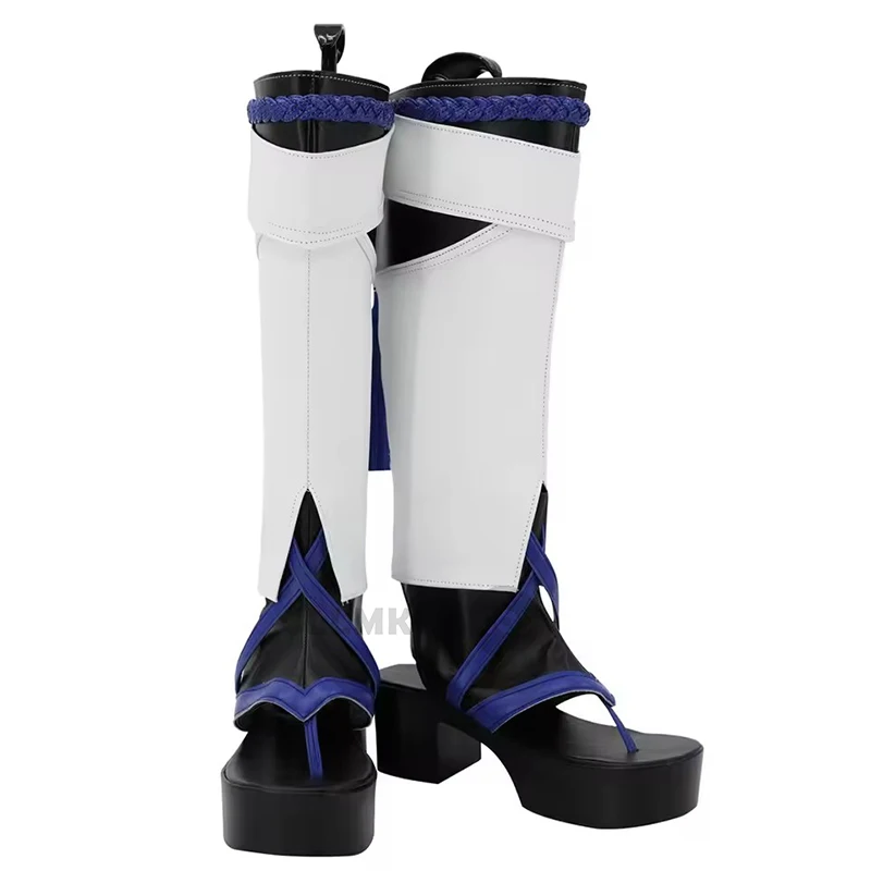 Genshin Impact Wanderer – chaussures de Cosplay, accessoires de Costume pour femmes, bottes en cuir PU, accessoires d'halloween