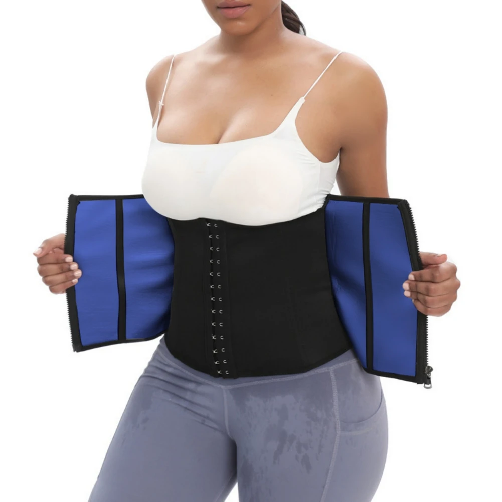 Sauna Waist Trainer Women Hot Sweat Girdle Weight Loss Belly Belt Tummy Control Lady Body Shaper Fat Burning Workout