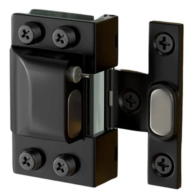 

ABMR-Hydraulic No-Drill Glass Hinge For Wine Rack For Showcase Bookshelf Cabinet Bookcase
