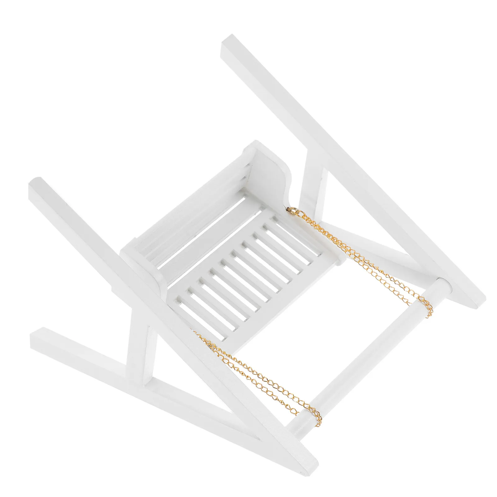 

Миниатюрное кресло-качели для декора кукольного домика, мини-аксессуар для моделей микроландшафтов, украшение для дома, декор для рабочего стола, яркий декор