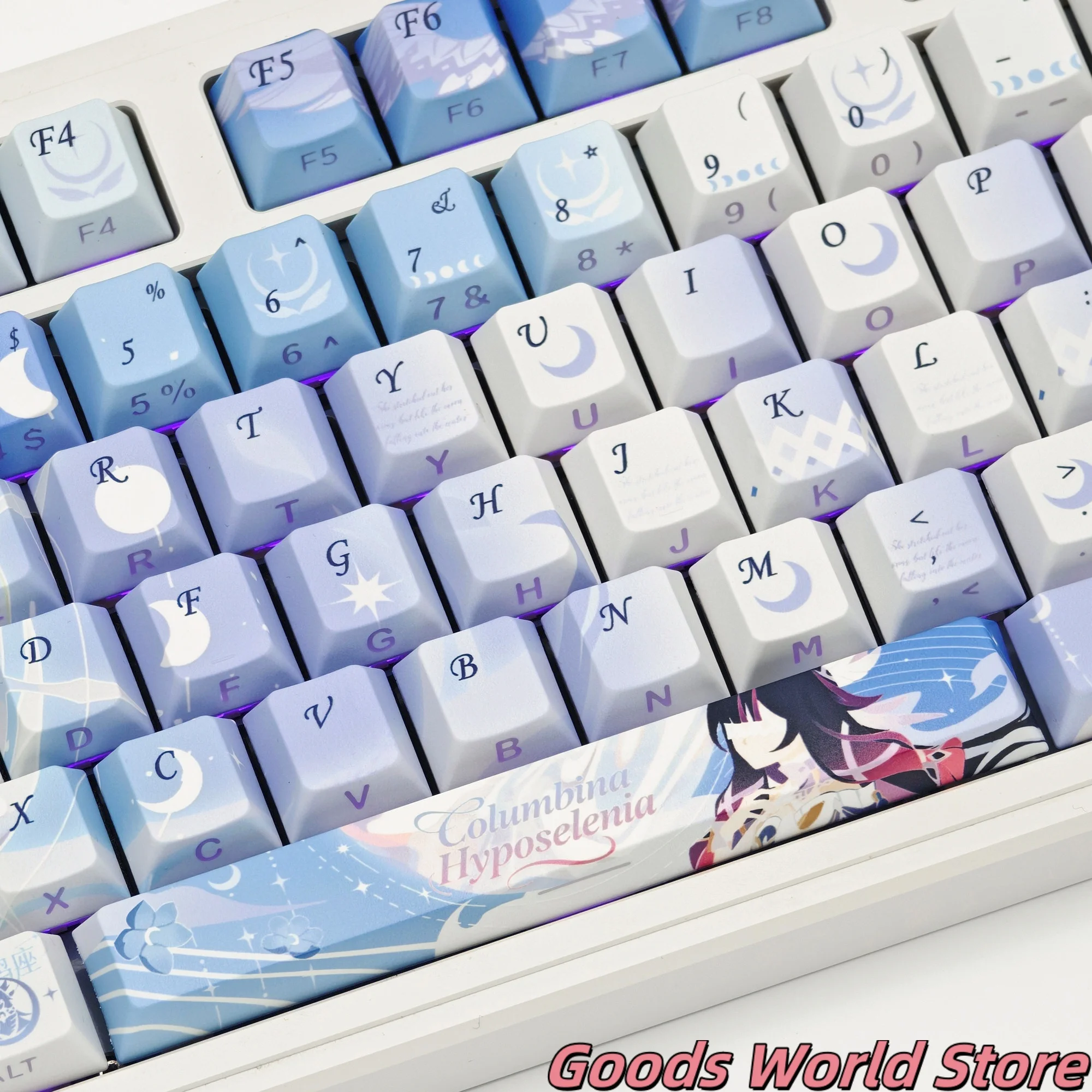 in-stock-moon-maiden-damselette-columbina-mechanical-keyboard-keycaps-mihoyo-game-genshin-impact-columbina-cosplay-costume-gift
