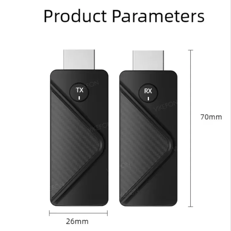 TOGYN 50M 1080P 60Hz HDMI-Compatible Wireless Transmitter Receiver Extender Wireless Video Adapter For Projector Monitor Laptops