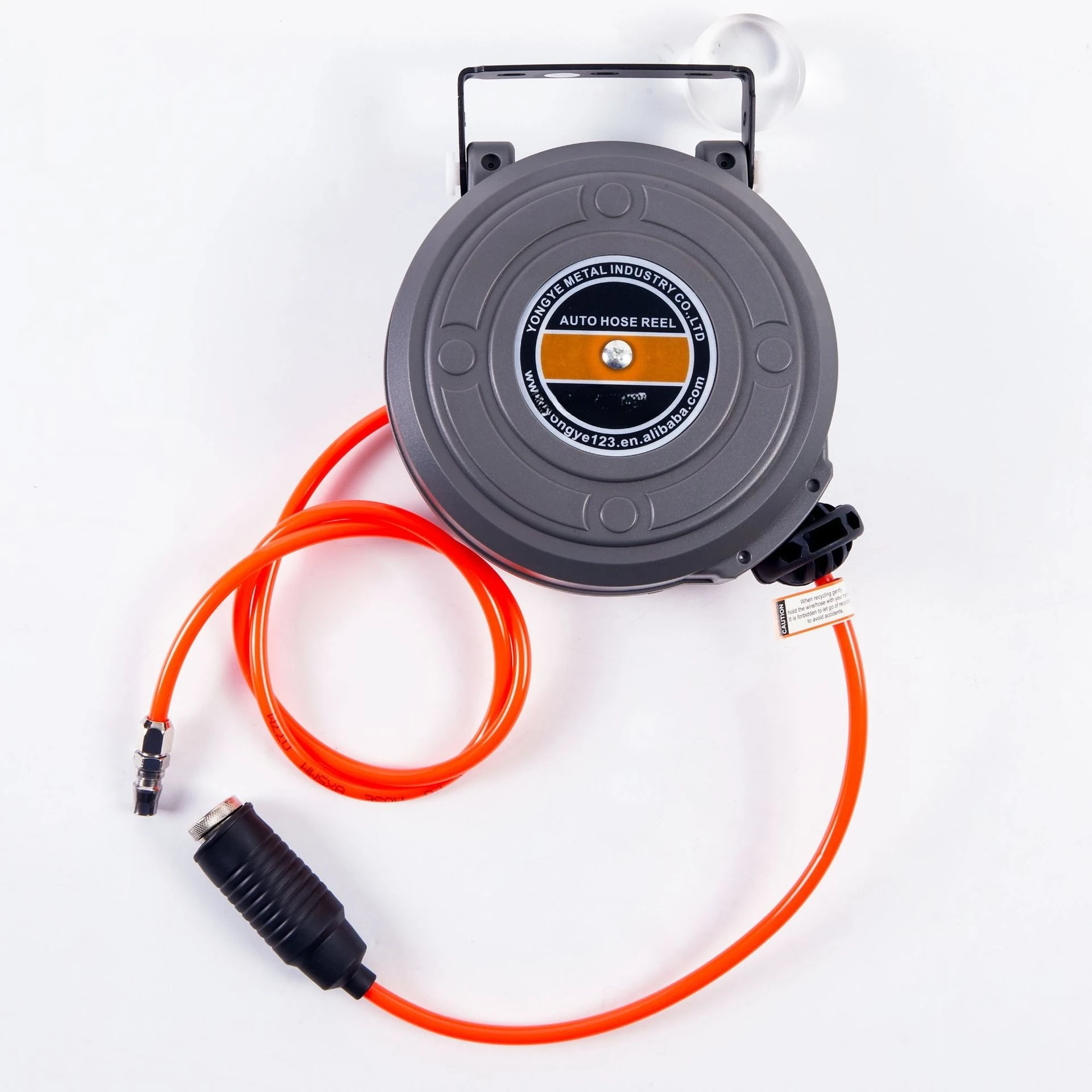 Mini Auto Rewind Air Hose Reel, Automatic Recovery Tube Drum, Retractable Air‑line Storage Tool