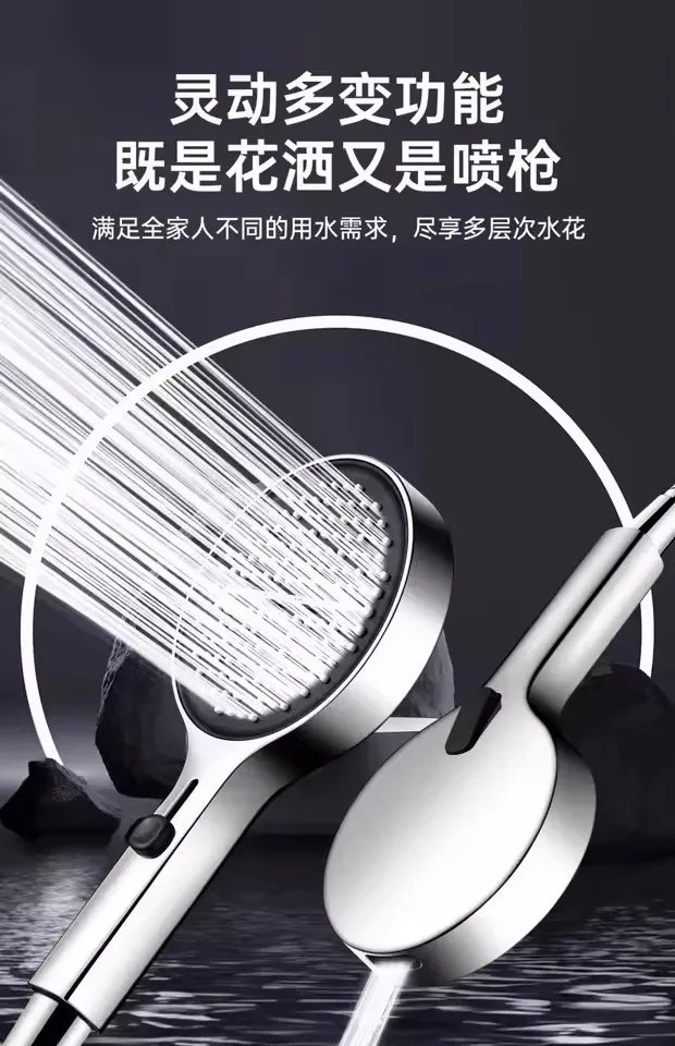 جديد ترقية 4 طرق دش رئيس 135 مللي متر لوحة كبيرة الحمام ارتفاع ضغط توفير المياه الأمطار دش فوهة دش مستديرة