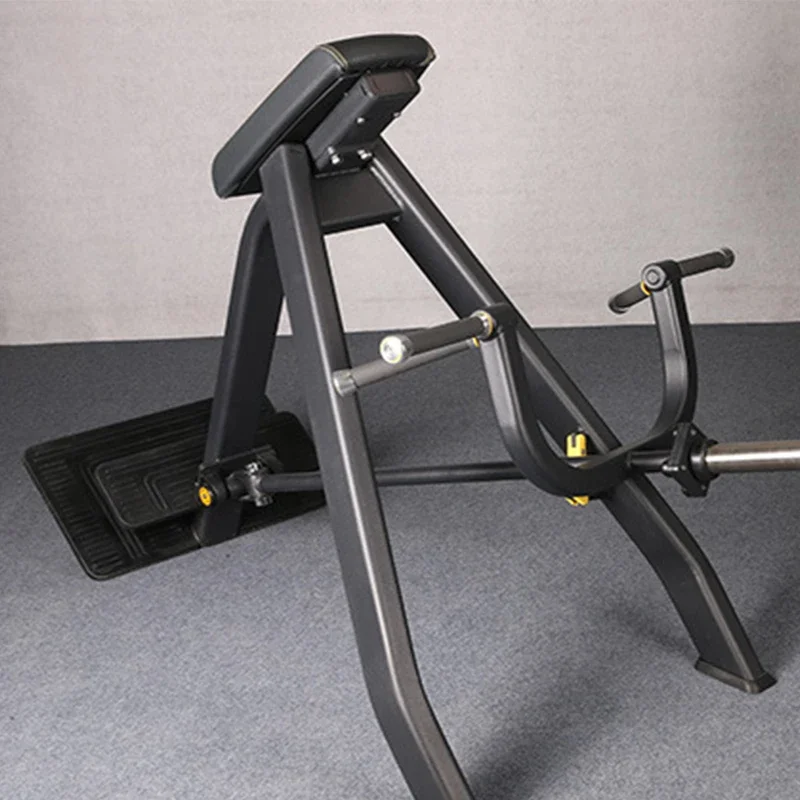 Fitness equipment gym machine chest supported plate loaded T bar row incline level row machine