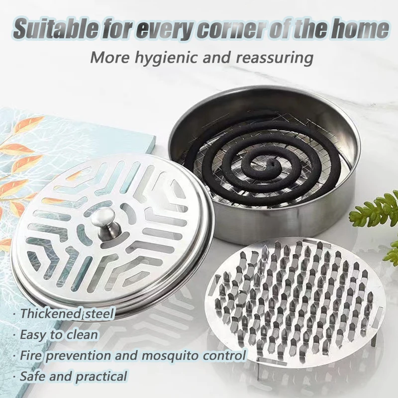 Stainless Steel Mosquito Coil Holder 3