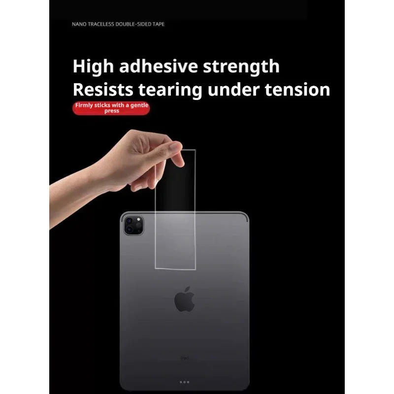 Peelable Nano Magic Adhesive Tape, High Tack Non-Residue Double Sided Sticker, Drill-Free Wall Attachment Film