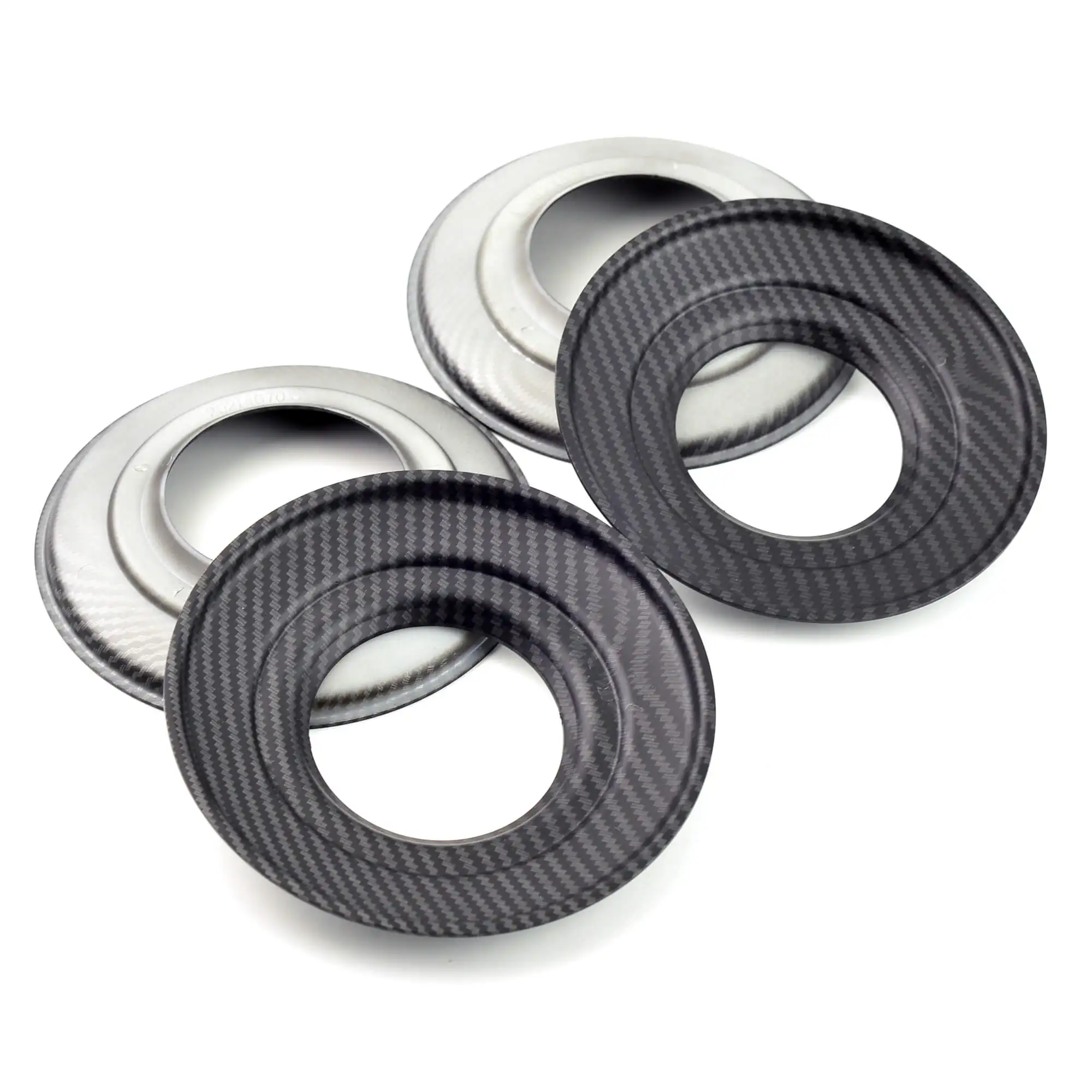 4pcs 154mm Carbon Fiber Wheel Center Hub Cap Ring Plate for RC 09.23.502 09.23.516 Rims