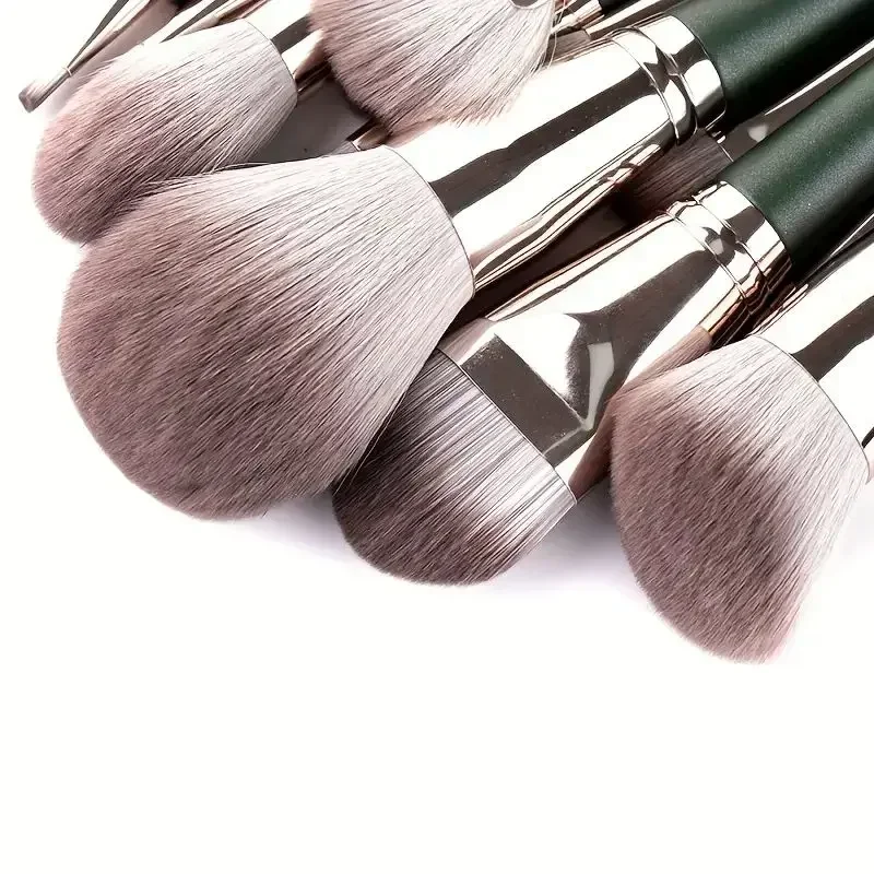 14 pezzi set di pennelli per trucco grande soffice e morbido ombretto pennello per fondotinta donna cosmetico fard in polvere miscelazione strumenti per il trucco di bellezza