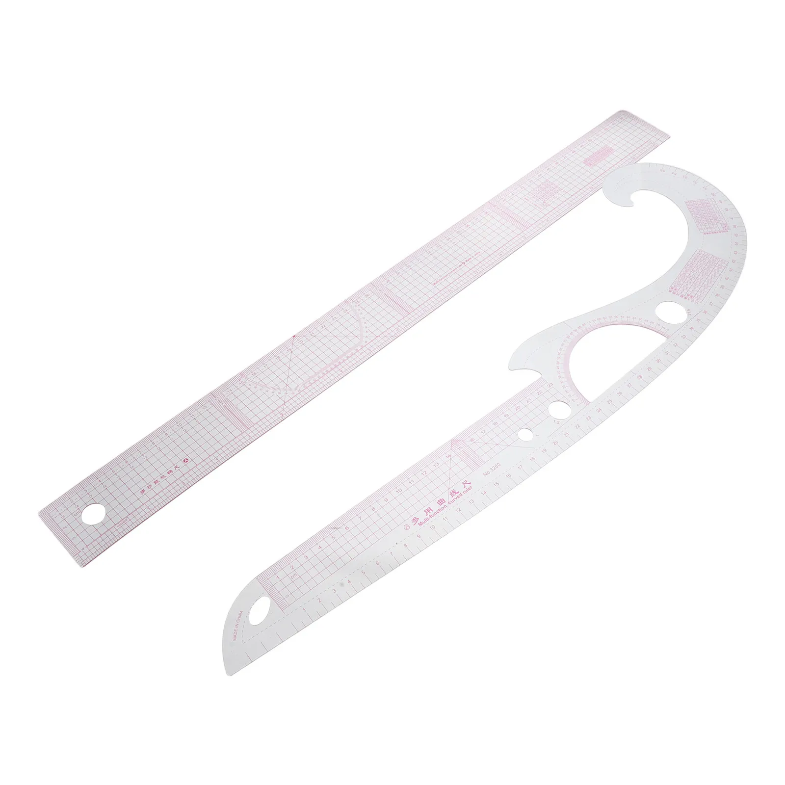 

1Set Sewing Ruler Set Flexible Clear Plastic Pattern Master for Garment Making Tailoring Craft Measure Draw Curve Design Tool