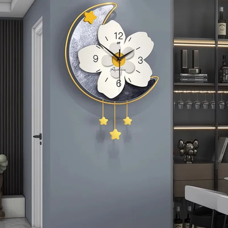 Numerals Nordic Wall Watch Clock Elegant Simple Modern Design Wall Watch Clock Decor Bedroom Horloge Murale Living Room Decor