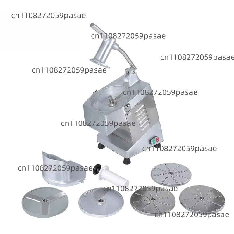 Stainless Steel Electric Five-Blade 350W Multifunctional Automatic Vegetable Cutter Compatible with 220V/110V