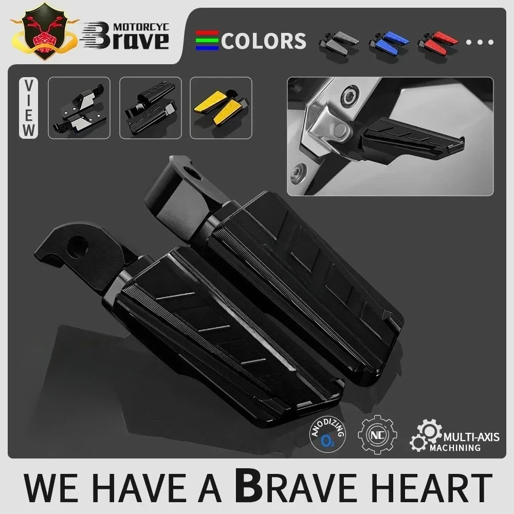 

Rear Pedal Parts Non-slip Pedal Passenger Footrest Motorcycle Accessories For YAMAHA TMAX 530 2017 TMAX530 2018 DX SX 2019