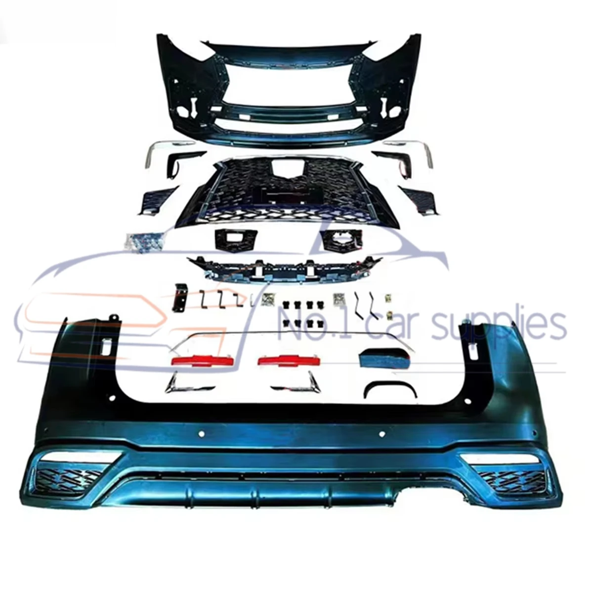 

High Quality Tuning LX600 Facelift Body Kit Car Bumpers 2022 for Highlander 2021 2022 Bodykit