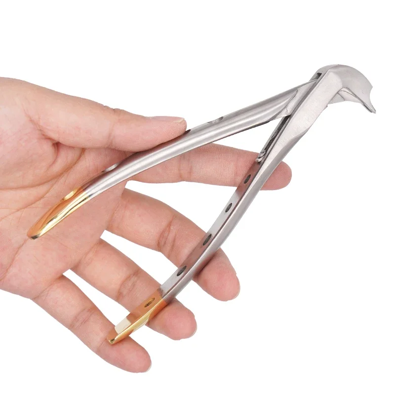 1Pc Dental Crown Breaking Forceps Tooth Crown Remover Plier Dental Root Elevator Broken Crown Remover Surgical Dentist Tools
