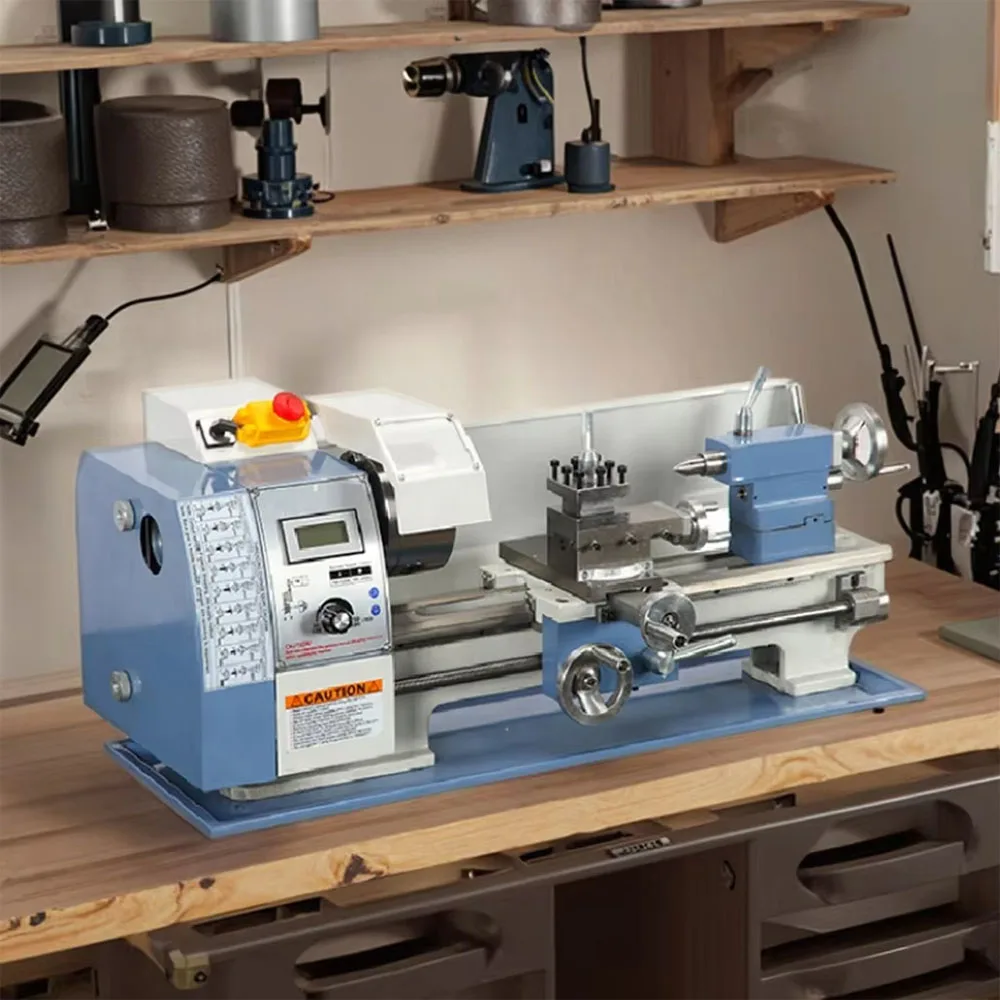 Easy Operate High Precision Gear Head Engine Bench Mini Lathe Metal Turning Tool Manual Lathes Machine