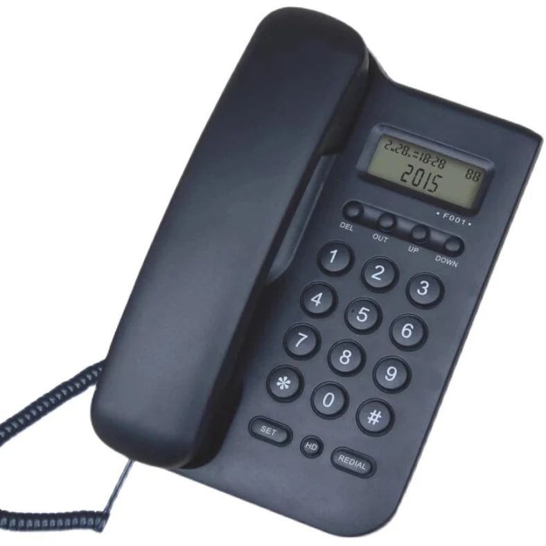 

Telephone T201 wired Caller Cordless Phone Desktop Telephone Support Home hands-free landline phone