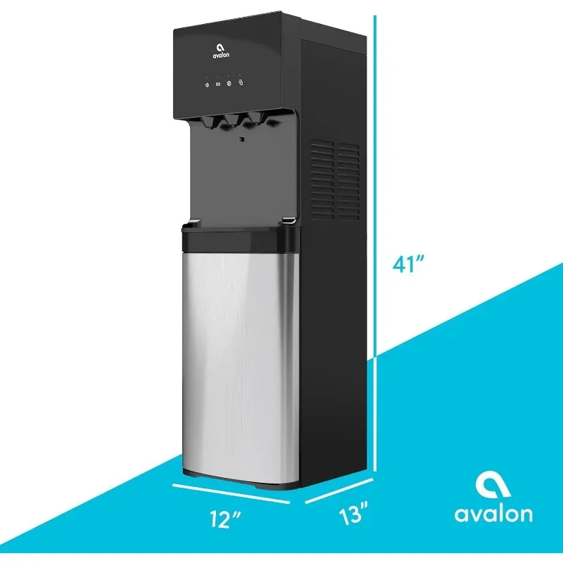 Avalon-dispensador de agua con BioGuard, Enfriador de agua de carga inferior, 3 Ajustes de temperatura, agua caliente, fría y para habitación