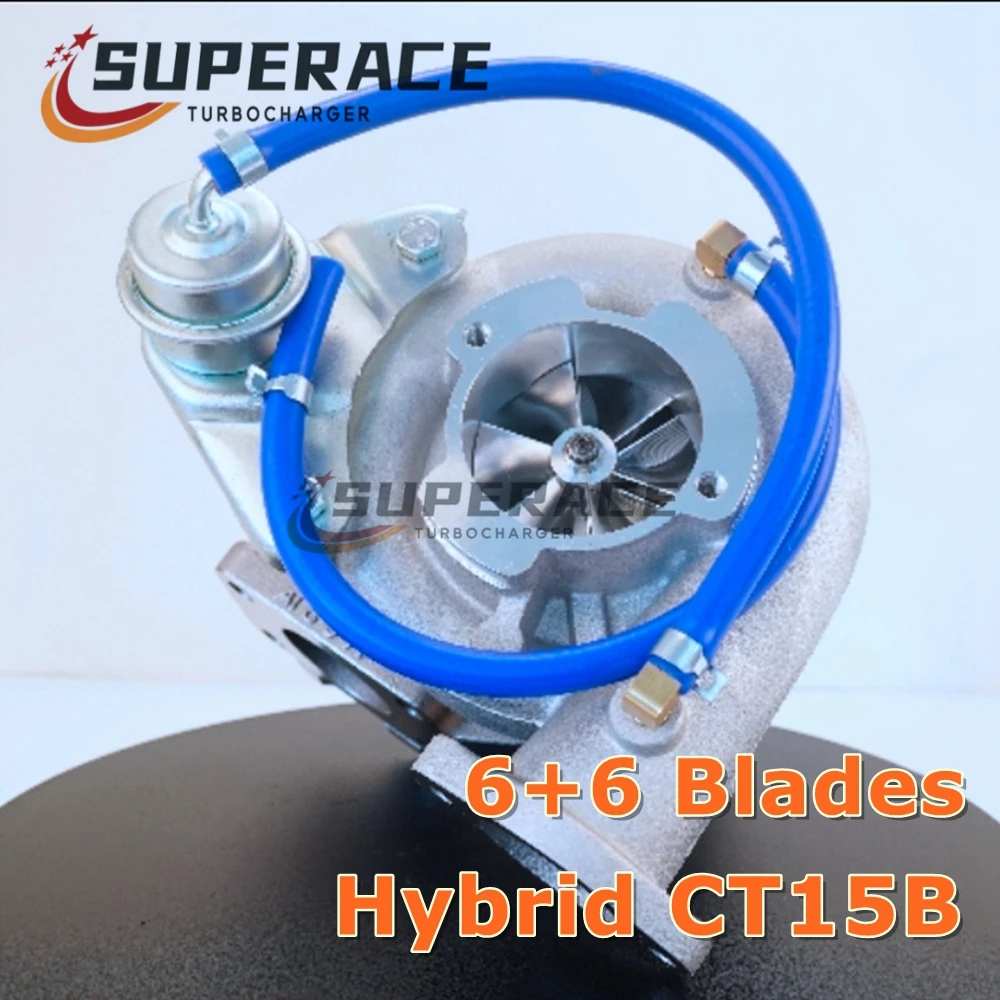 Turbocharger 6+6 Blades CT15B 17201-46040 Hybrid Turbo 1720146040 For Toyota Chaser Cresta Mark Tourer 2.5L 1720146040 1JZ-GTE