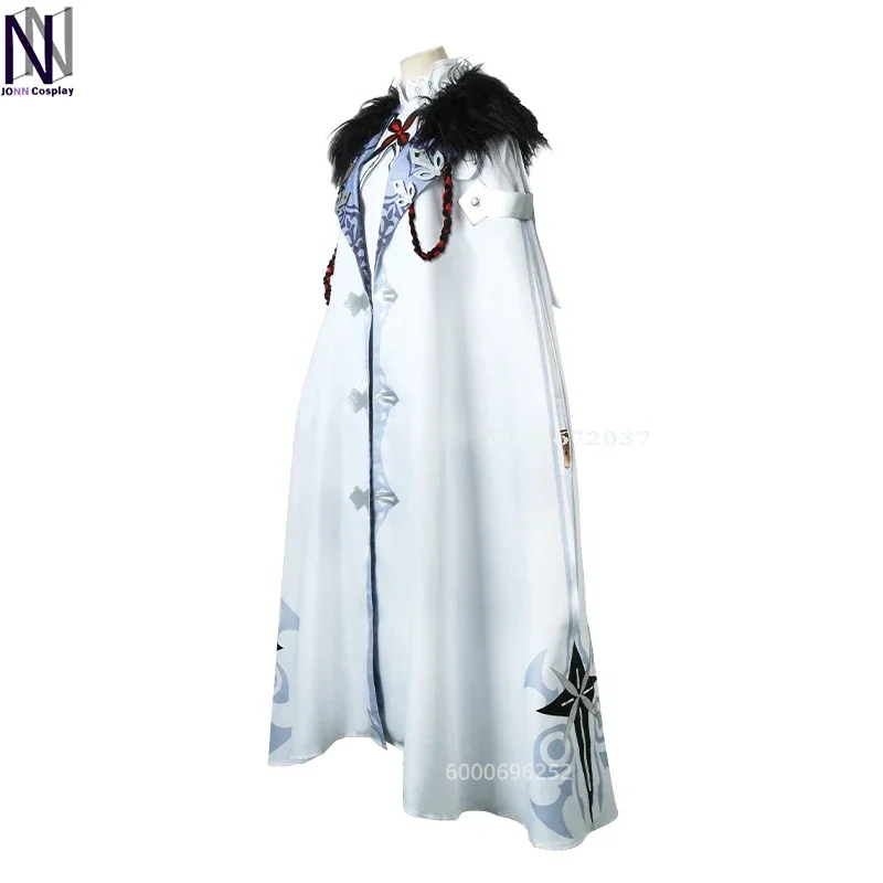 Genshin Impact Gmae Fatui The Knave Harlequin Cosplay Cloak Halloween Clothes Uniform New Skin for Costume Parties New Arrival