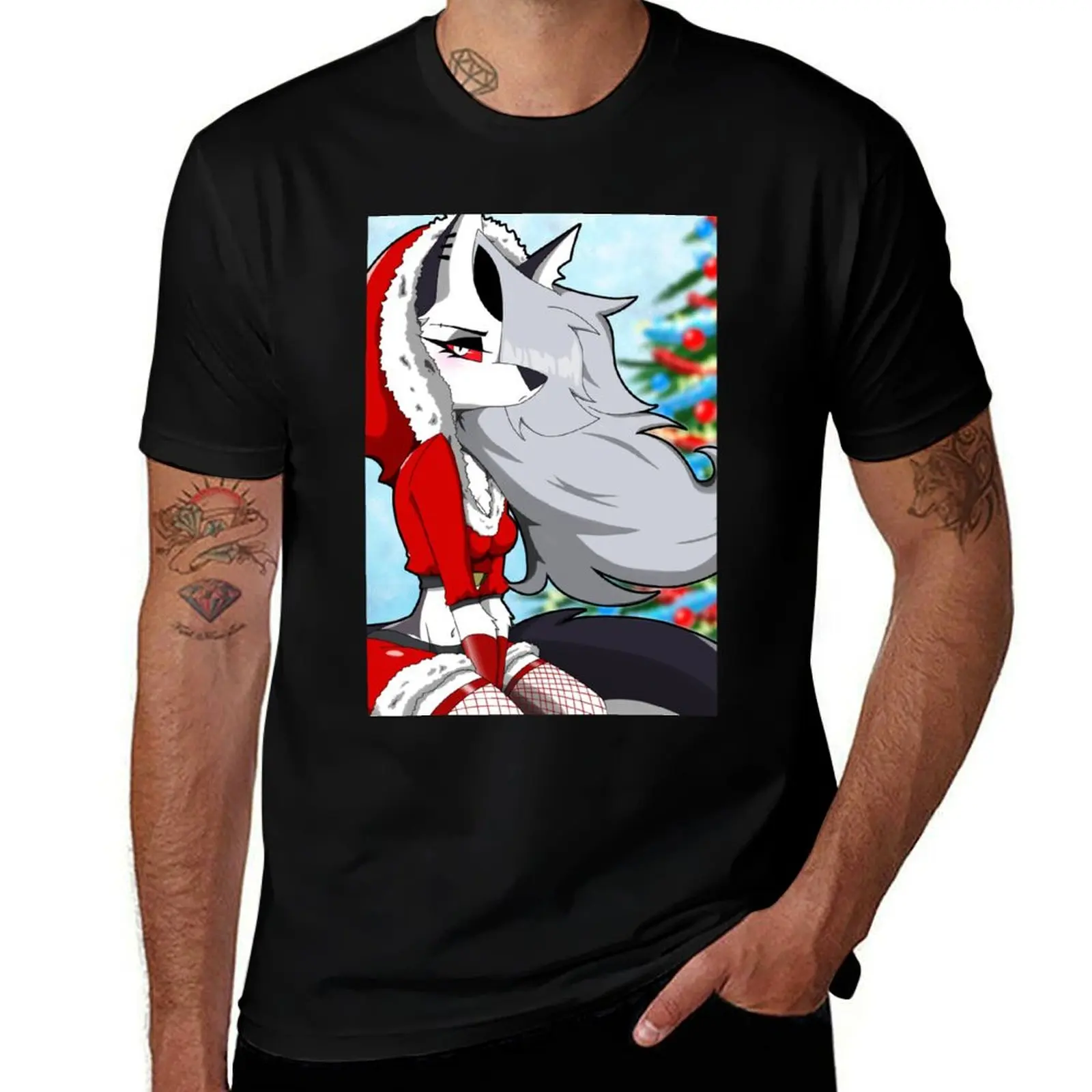 Loona Wants To Give You A Christmas Present T-Shirt man graphic t shirt T-Shirt