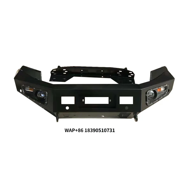 

Offroad Carbon Steel Front Bumper for RANGER T7/T8 2016 with Modified Sports Bar Fog Lights Anti-Collision Screw Fixing