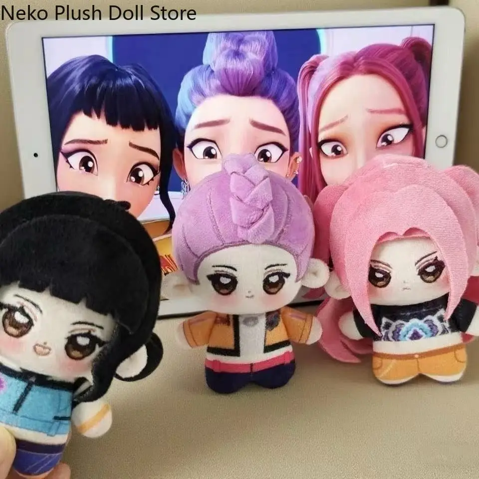 

HUNTR/X SAjA игра для мальчиков аниме плюшевая кукла тело платье одежда плюшевые игрушки фигурки подарок косплей 10 см