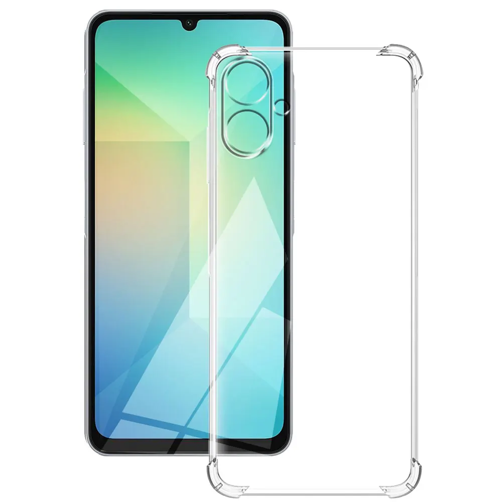 For Samsung Galaxy A06 Case Soft Silicone Cover  For Samsung A06 Clear Shockproof Airbag TPU Phone Case For Samsung A065F Funda