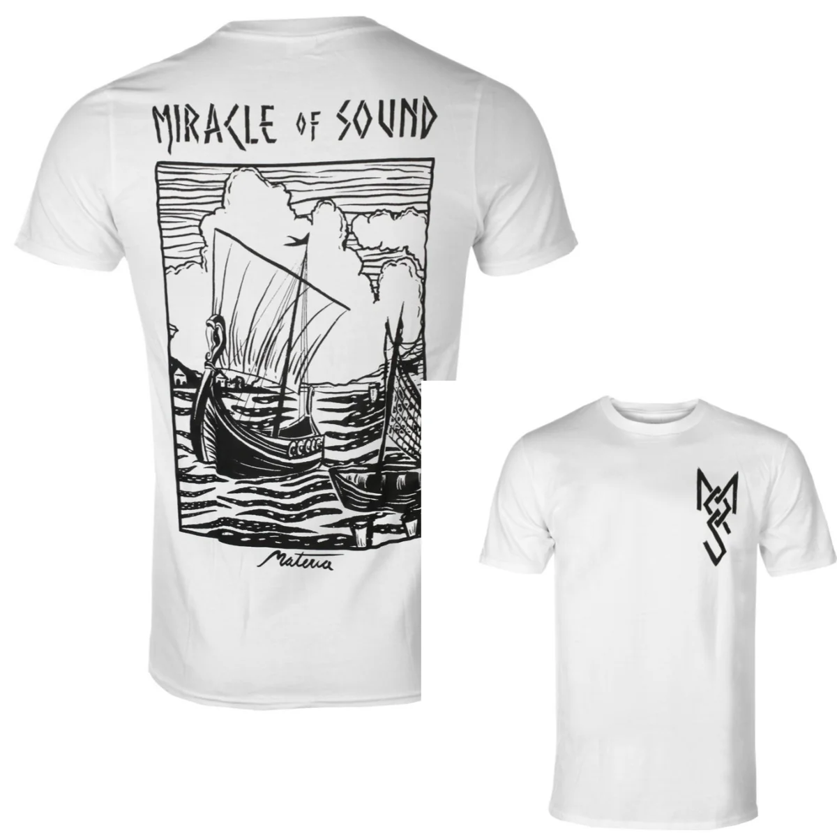 T-shirt en coton graphique Miracle of Sound unisexe, manches courtes, été, marque de mode, tee-shirt de luxe décontracté vintage
