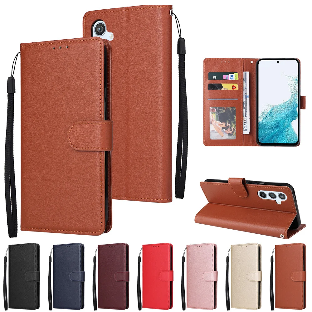 Wallet Leather Case for Samsung Galaxy A54 A55 A53 A52 A35 A34 A33 A15 A14 A13 A73 A72 5G A71 A70 A51 Magnetic Card Slot Cover