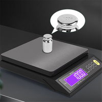 10KG/5KG Digital Electronic Kitchen Scale Household Multifunction Stainless Steel Measuring Weighing Baking Tool LCD Display