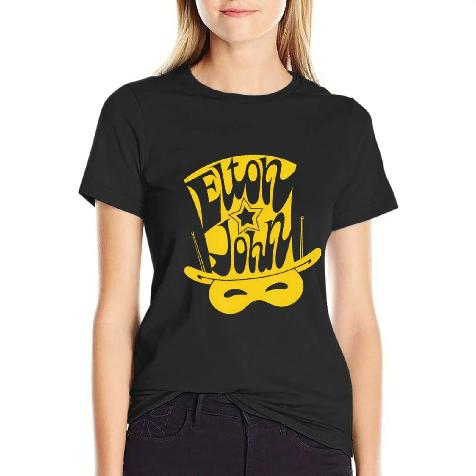 

Vintage Sir Elton Country Music - Retro Elton Rocket Man T-Shirt anime clothes tees rock and roll t shirts for Women