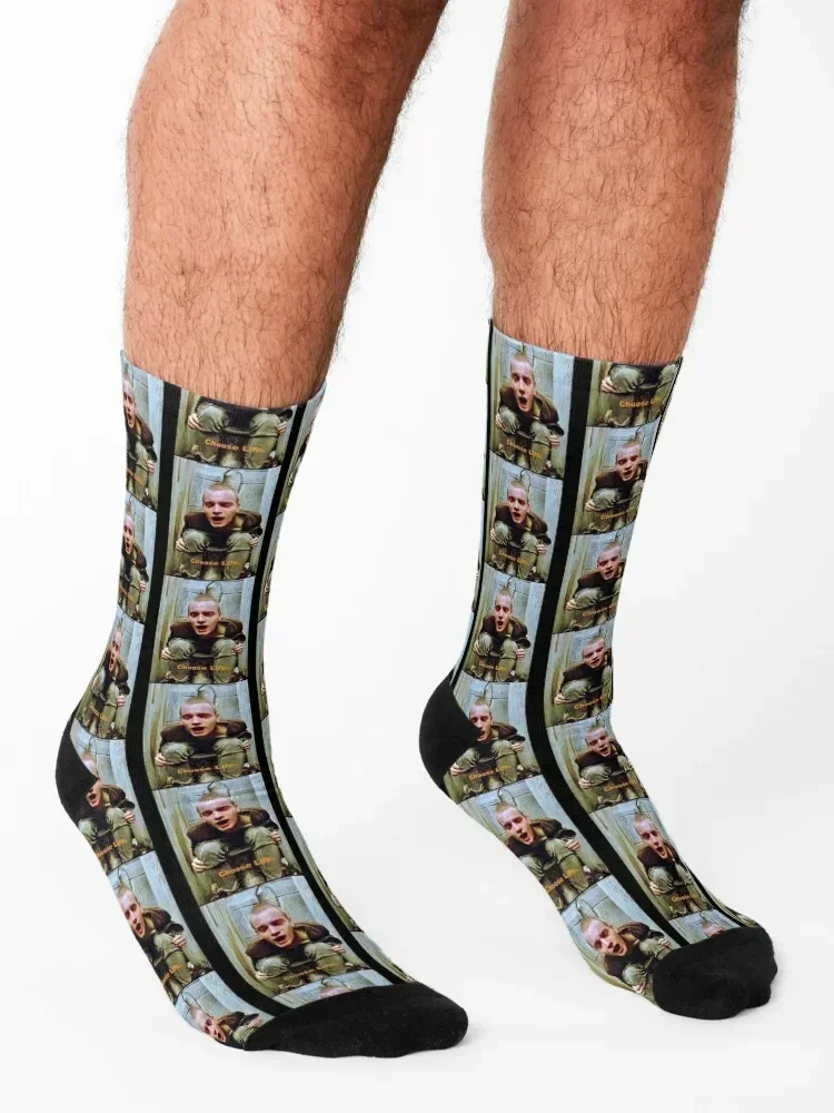 Trainspotting Poster Socks essential Lots halloween hiking Socks Men's Women's