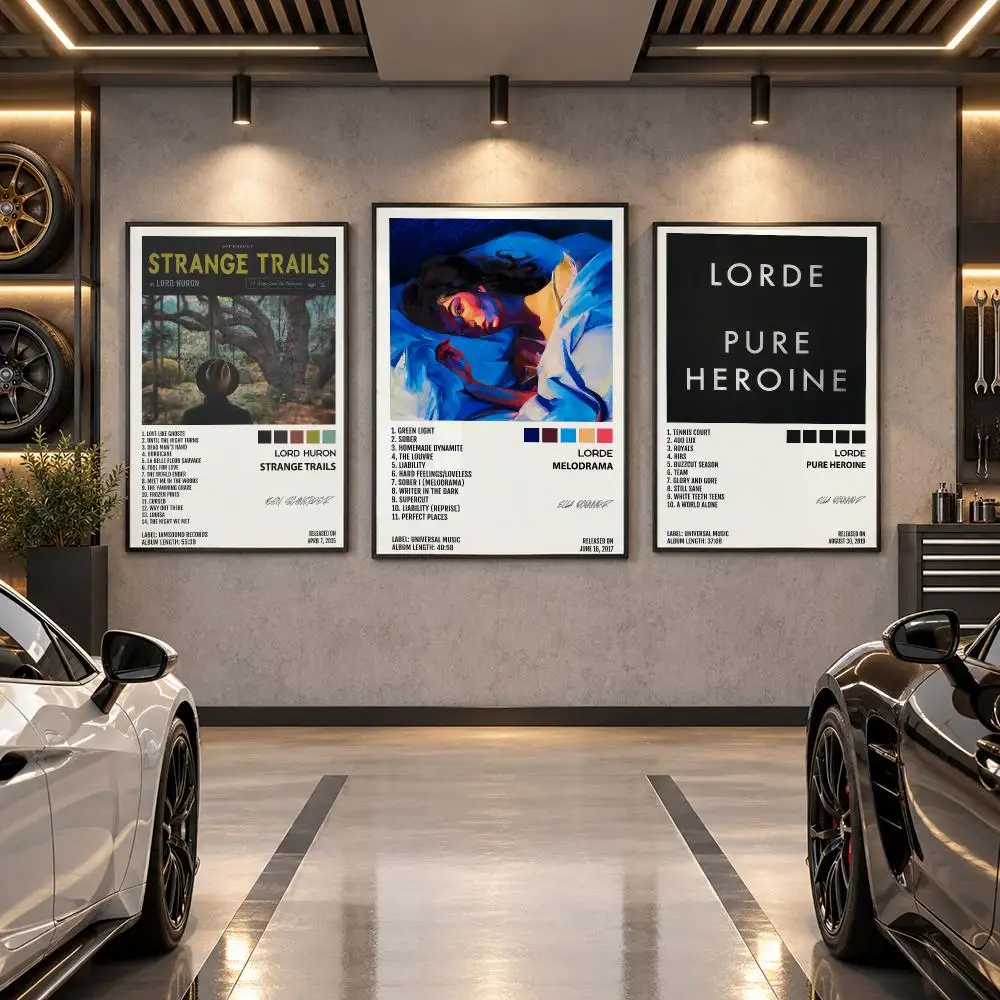 L-Lorde Virgin Poster Wall Art Sticker For Living Room Bedroom Bar Home Decor Mural Painting Decoration