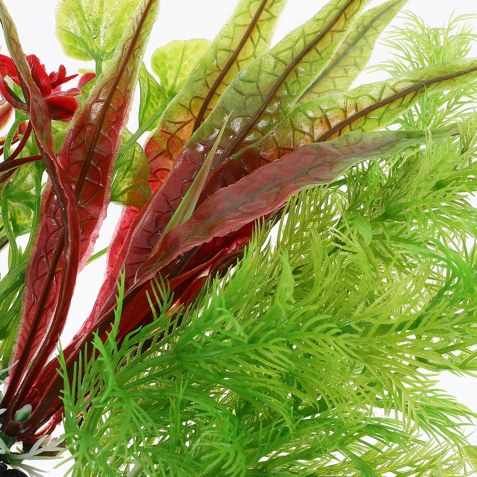 11Pcs Fake Aquarium Plants Realistic Fish Tank Decorations Plastic Artificial Plants for Aquarium Decor Fish Tank Fake Plant